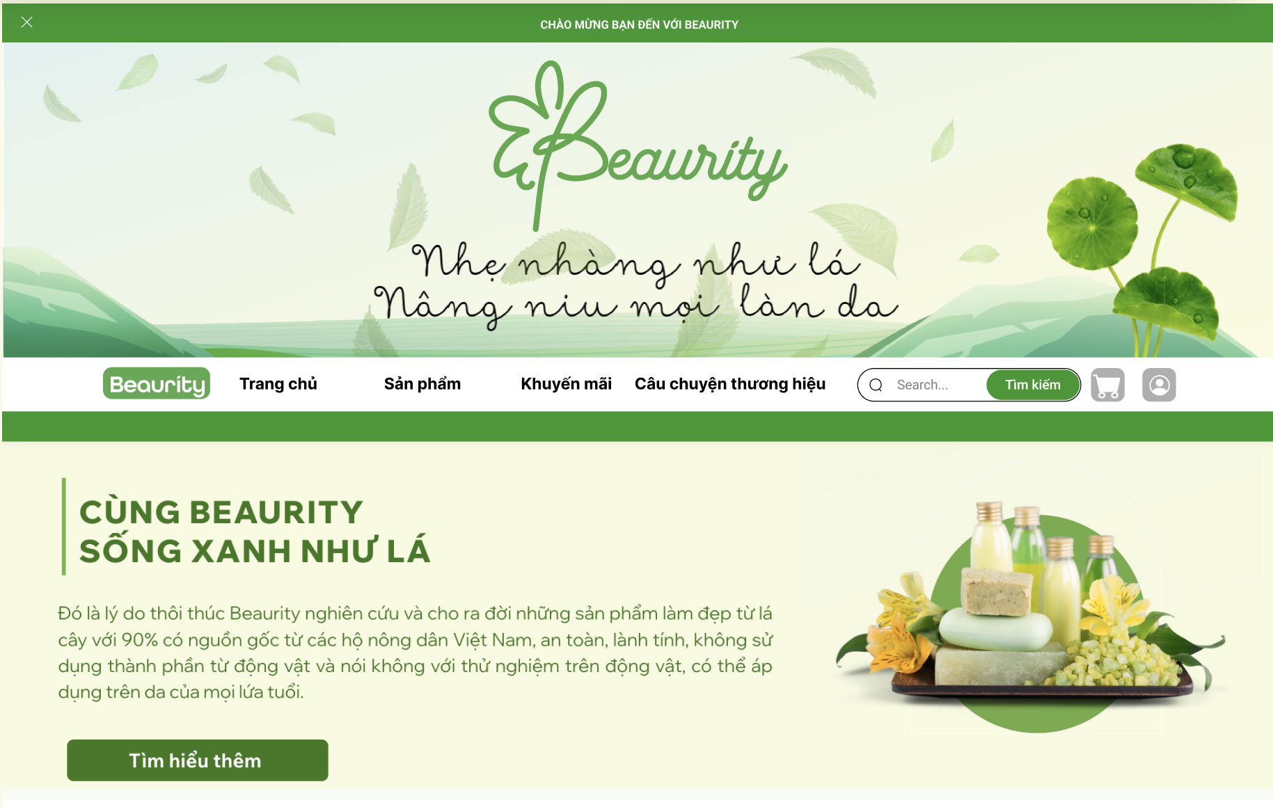 Beaurity - Cosmetic selling website with admin panel